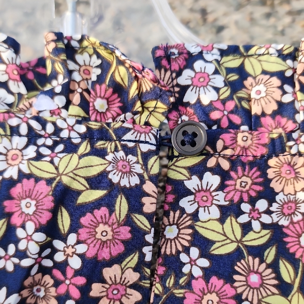 NWT J. Crew Smocked Puff-Sleeve Poplin Cotton Top In Meadow Floral XL - Picture 9 of 16